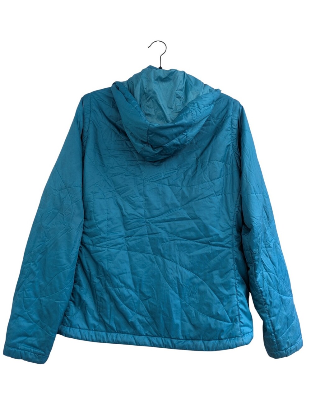 REI Teal Blue Puffer Zip Sleeve Polyester Fill Jacket - Picture 2 of 10